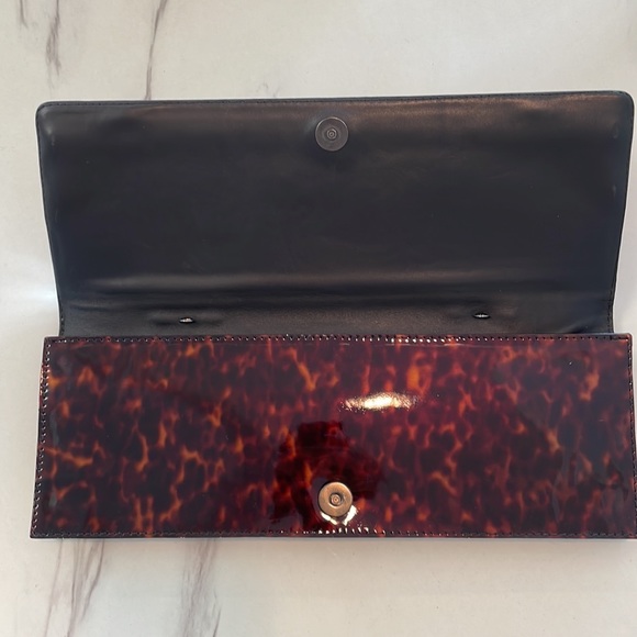 Stuart Weizmann Blenny slingback peep toe pumps and matching clutch - Picture 6 of 11